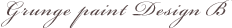Grunge paint Design B